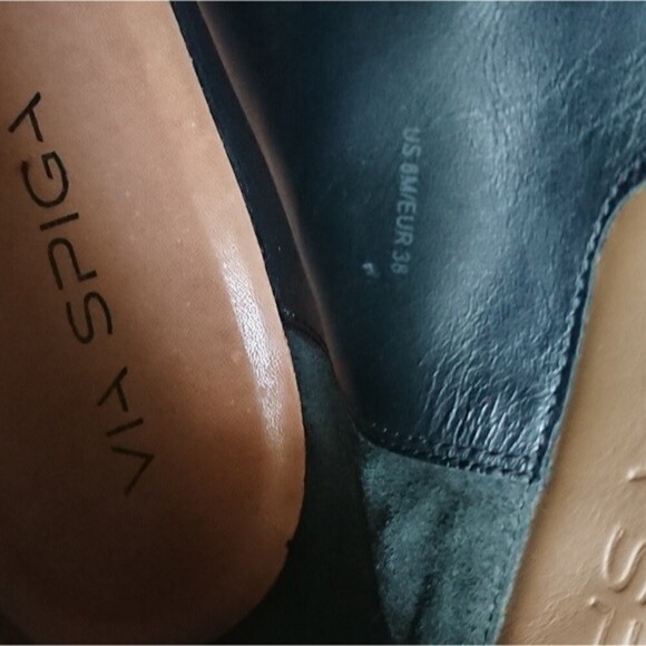 Via Spiga Dekel lace up bootie wedges Size 8M - Picture 11 of 11